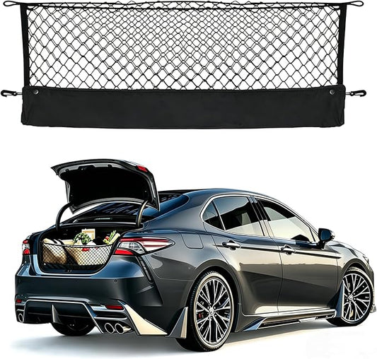 Envelope Style Upgraded Cargo Net Compatible with Toyota Camry 2026 New 2026 2025 2024 2023 2022 2021 2020 2019 2018 Trunk Car Rear Tailgate Cargo Netting