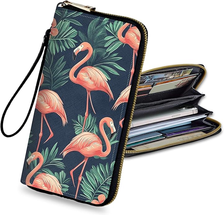 Wristlet Wallet for Women, RFID Blocking Phone Wallet, Large Capacity Zip Around Clutch, Fits iPhone 15 Pro Max, Travel Organizer Purse