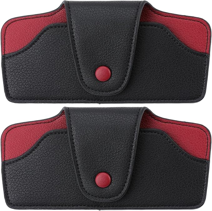 Sunglass Holder for Car Visor Glasses Case Non-Slip Clip Universal for Sunglasses Eyeglasses Car Interior Accessory