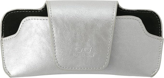 Sunglass Holder for Car Visor, Car Sunglasses Holder Leather, Eyeglasses Holder Glasses Storage Case Visor Accessories