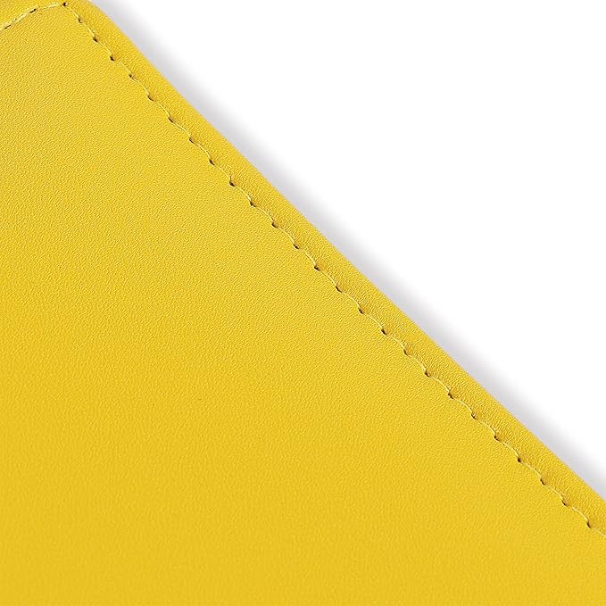 Sanlykate Leather Checkbook Cover for Men and Women, Check Book Case Card Holder with Free Divider, Standard Register Duplicate Checks with pen inserts