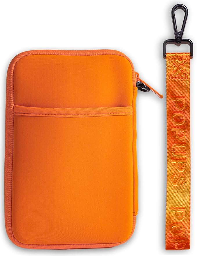 POPUPS Passport Travel Wallet for Women - Large Multiple Document Organizer and Holder with Wristlet - Burnt Orange