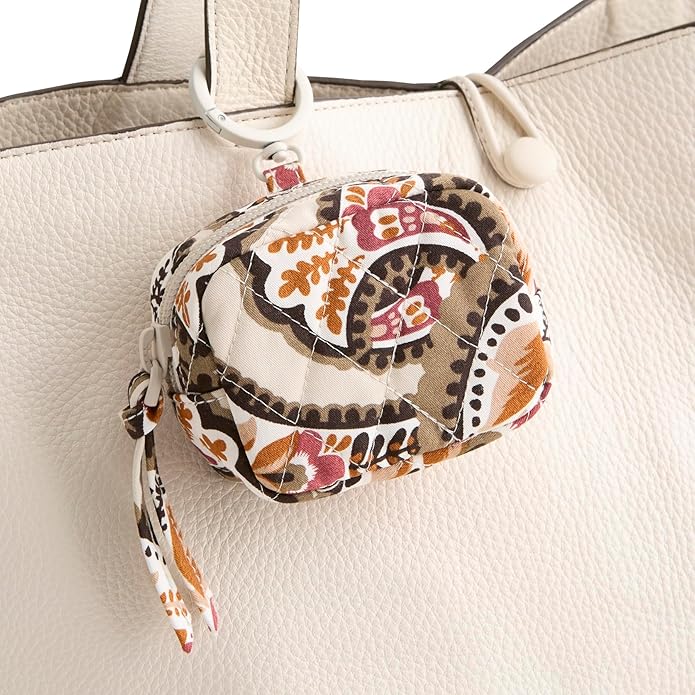Premium Cotton Zip Earbud Bag Charm