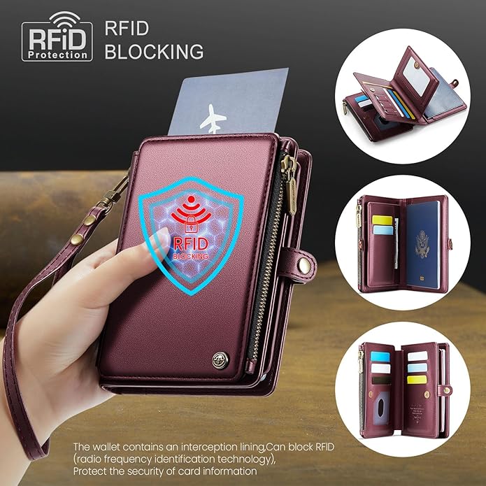 Passport Holder Wallet Bag with Holder
