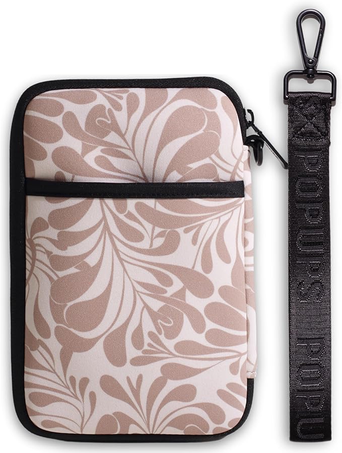 POPUPS Passport Travel Wallet for Women - Large Multiple Document Organizer and Holder with Wristlet - Palm Beige