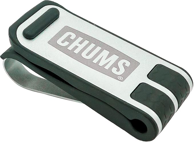 Chums Glasshopper Clip - Metal Sun Visor Glasses Holder for Vehicles - Car, Truck, or SUV Sunglasses Mount Attachment (Silver)