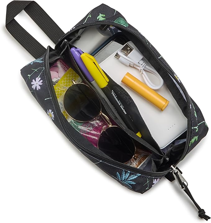 JanSport Perfect Pouch – Accordion Opening, Single Compartment with 3 Dividers, Small Internal Pocket