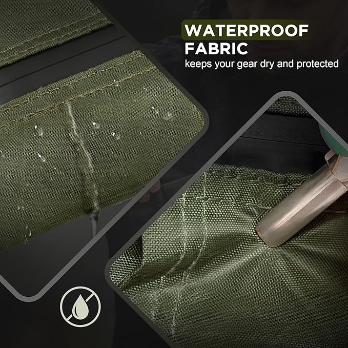 EDC Zip Pouch, RFID Blocking Small Gear Holder for Flashlight, Multitool, Pens, Cables & Everyday Carry Essentials
