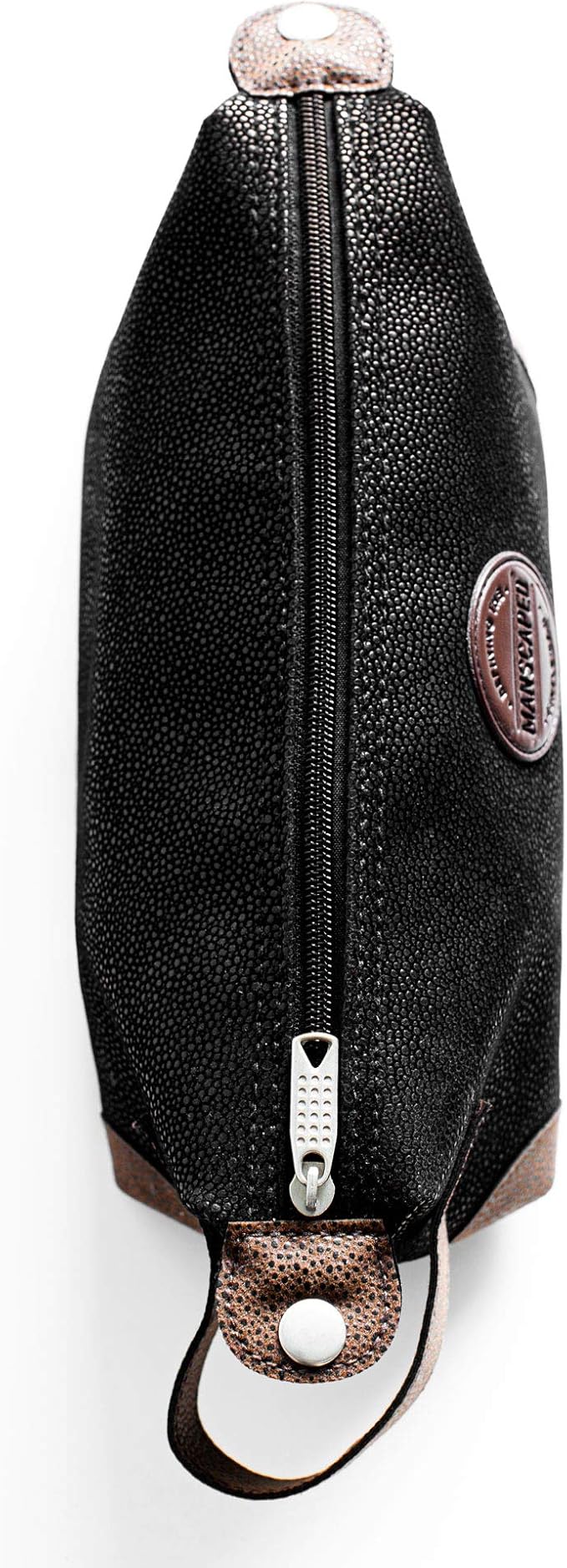MANSCAPED® The Shed Men's Premium Quality Toiletry Bag, PU Leather Dopp Kit, Bathroom Travel Bag, Shaving Kit Case, Trimmer Bag