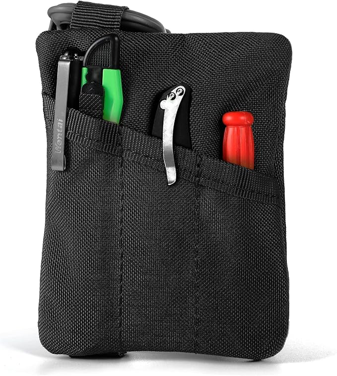 FRTKK 2 Pack Tactical Compact EDC Pouches Military Molle Utility Pouch Accessories Organizer Pouch Coin Purse Keychain Pocket Credit Card Holder Waist Pack