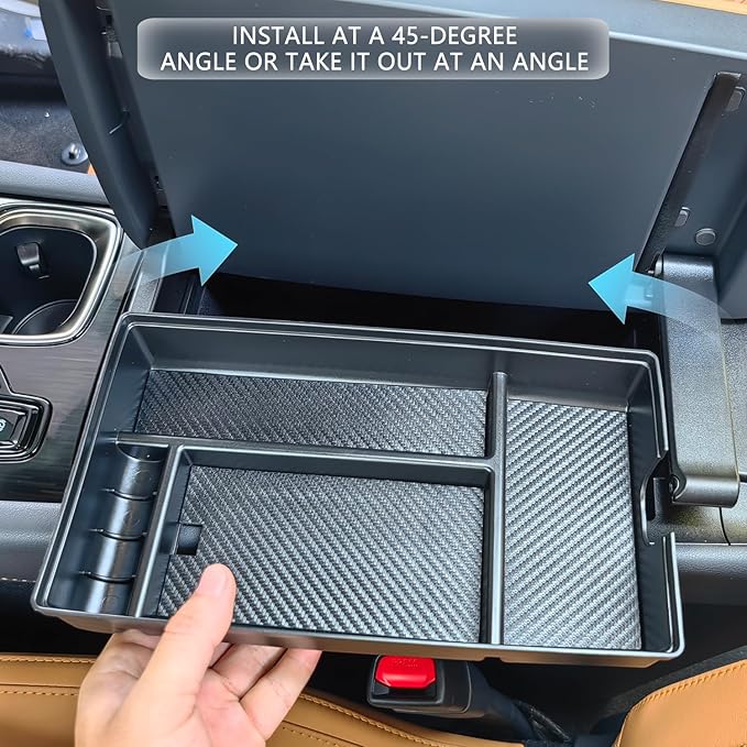 Center Console Organizer Compatible with Lexus RX 2023 2024 2025 2026, Organizer Tray for 2025 RX Hybrid RX 350h 500h F Sport Premium+ Luxury F Sport Handling