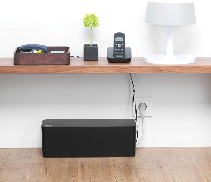 Bluelounge CableBox Cable and Cord Management System,Black