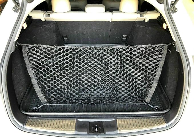 Rear Trunk Organizer Cargo Net for Acura TSX 2011–2014 – Envelope Style Cargo Net for Wagon – Premium Mesh Car Trunk Organizer Vehicle Carrier Storage – Compatible with Acura TSX