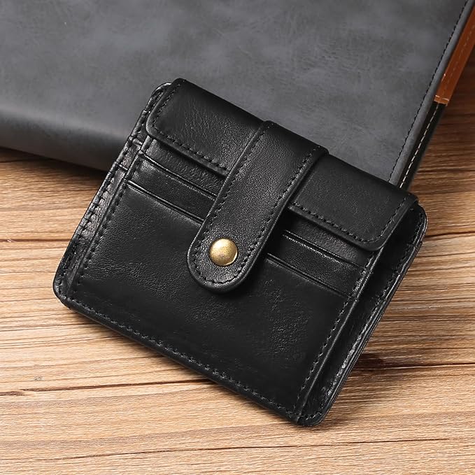 FALAN MULE Wallets for Men Genuine Leather Mens Wallet with Coin Pocket
