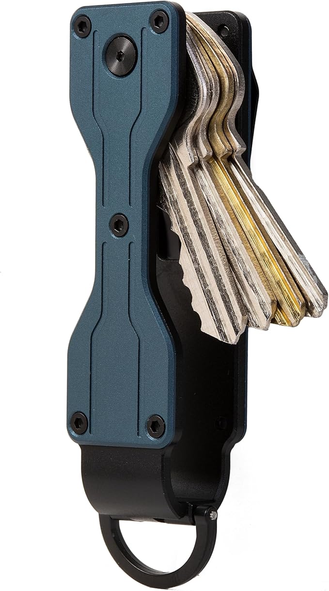 Key Organizer Minimalist Innovative Keyholder Compact Keys Organizer Smart KeyChain Secures 2-6 Keys