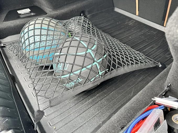 Rear Trunk Organizer Cargo Net for BMW 8-Series M850i 840i M 2019-2026 – Envelope Style Cargo Net for Coupe – Premium Mesh Elastic Car Trunk Organizer – Compatible with M850i 840i M