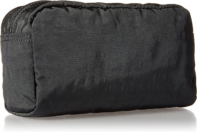 Kipling womens Women's Gleam Cosmetic Bag, Black Noir, 7.25 L x 4.25 H 3.25 D US