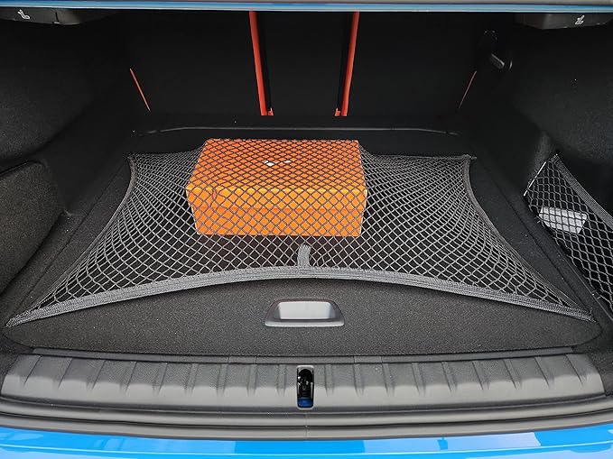 Floor Style Automotive Elastic Trunk Mesh Cargo Net for BMW 2 Series 2021-2025 - Premium Trunk Organizers and Storage - Luggage Net for Coupe - Best Car Organizer for BMW 2 Series (G42)