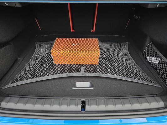 Floor Style Automotive Elastic Trunk Mesh Cargo Net for BMW 2 Series 2021-2025 - Premium Trunk Organizers and Storage - Luggage Net for Coupe - Best Car Organizer for BMW 2 Series (G42)