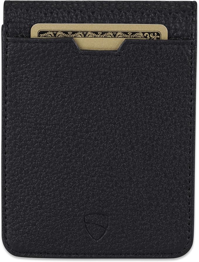 Vaultskin MANHATTAN Slim RFID Blocking Bifold Leather Wallet for Men - Men’s Leather Wallet, Front Pocket Minimalist Card Holder, Holds 9 Cards and Cash, Premium Italian Leather