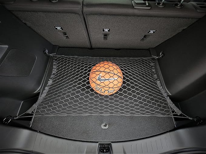 Floor Style Automotive Elastic Trunk Mesh Cargo Net for Chevrolet Trailblazer 2021-2025 - Premium Trunk Organizer and Storage - Luggage Net for Crossover - Car Organizer for Buick Encore GX