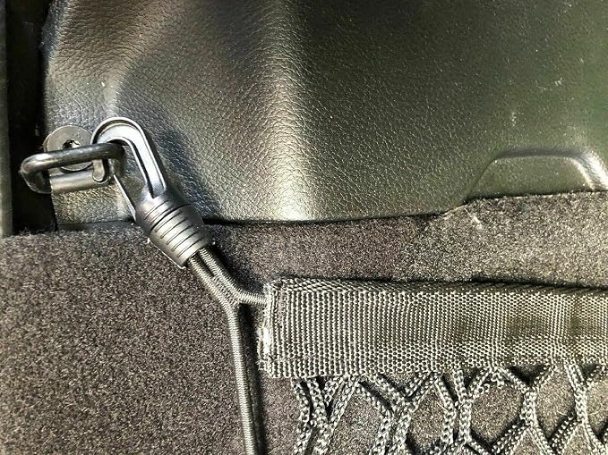 Rear Trunk Organizer Cargo Net for Jeep Wrangler 2007-2025 – Floor Style Cargo Net for SUV – Premium Mesh Car Trunk Organizer Vehicle Carrier Storag – Compatible with Wrangler