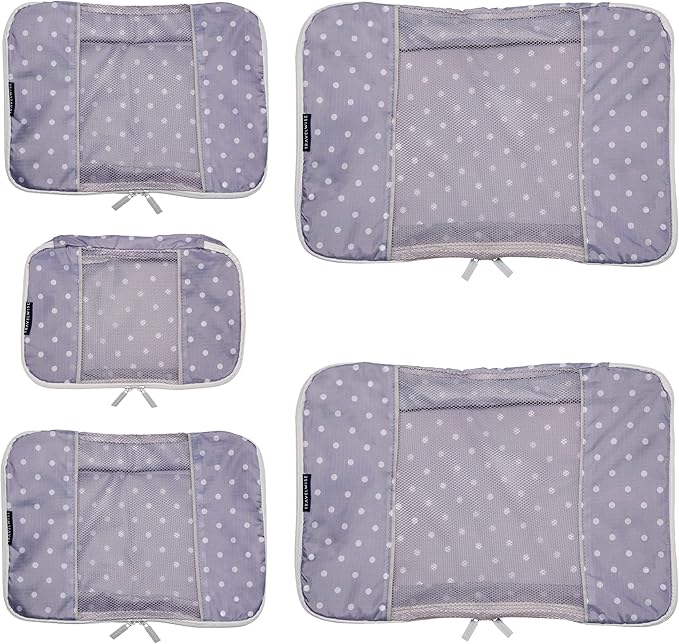 TravelWise Packing Cubes, White Dots, Set (5262369)