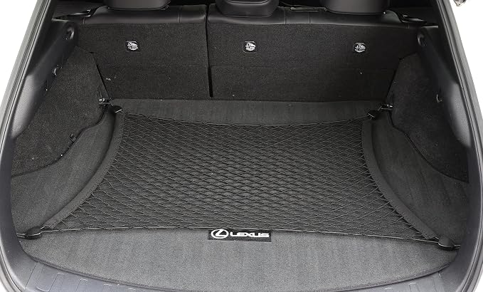 Floor Style Automotive Elastic Trunk Mesh Cargo Net for Lexus UX F Sport Luxury 2019-2024 - Premium Trunk Organizer and Storage - Luggage Net for Crossover - Best Car Organizer for Lexus UX