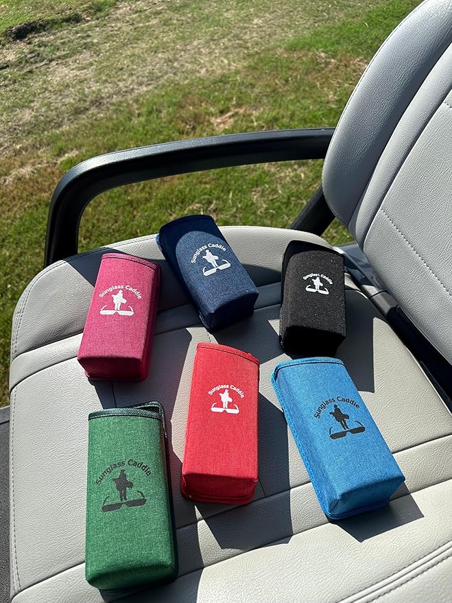 Eyeglass Caddie Durable Lightweight Magnetic Backed Sunglass Case