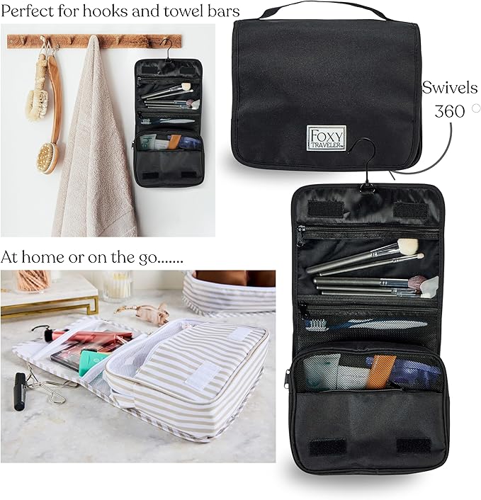 Packing Cubes Set – Cute Packing Cubes for Travel, Luggage Organizer Bags for Suitcase, For Kids & Family, Floral, Neutral & Aesthetic Travel Organizer Set -Black