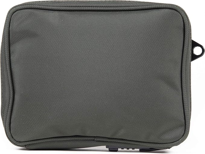 DIME BAGS Lockable Odor Sealing Padded Pouch, 3-Digit Combo Lock & Hidden Storage Pocket, Carbon Lined Scent Protection Boss