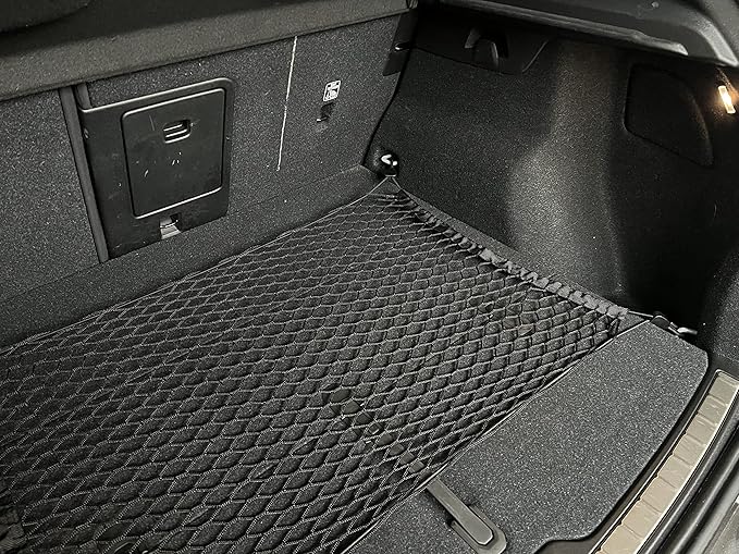 Floor Style Automotive Elastic Trunk Mesh Cargo Net for Volvo XC40 2018-2025 - Premium Trunk Organizers and Storage - Luggage Net for SUV - Best Car Organizer for Volvo XC 40