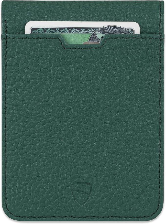 Vaultskin MANHATTAN Slim RFID Blocking Bifold Leather Wallet for Men - Men’s Leather Wallet, Front Pocket Minimalist Card Holder, Holds 9 Cards and Cash, Premium Italian Leather