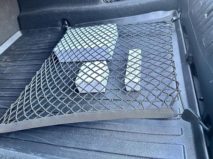 Rear Trunk Organizer Cargo Net for BMW 8-Series M850i 840i M 2019-2026 – Envelope Style Cargo Net for Coupe – Premium Mesh Elastic Car Trunk Organizer – Compatible with M850i 840i M