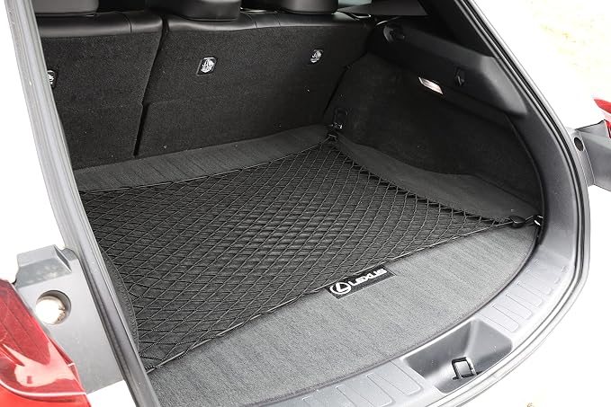 Floor Style Automotive Elastic Trunk Mesh Cargo Net for Lexus UX F Sport Luxury 2019-2024 - Premium Trunk Organizer and Storage - Luggage Net for Crossover - Best Car Organizer for Lexus UX
