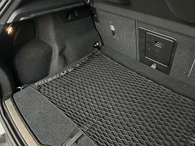 Floor Style Automotive Elastic Trunk Mesh Cargo Net for Volvo XC40 2018-2025 - Premium Trunk Organizers and Storage - Luggage Net for SUV - Best Car Organizer for Volvo XC 40