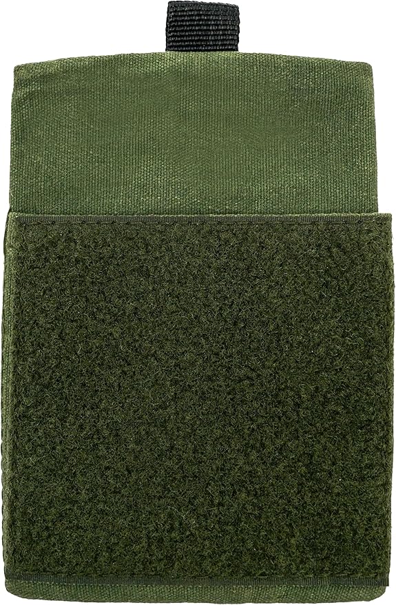 EDC Canvas Pouch (EDC Canvas Pouch, Pocket Organizer, Mighty Pouch for Men, EDC Bags with Velcro, Small Tool Pouch, Utility Pouch for Multitools, Waxed Compact Organizer