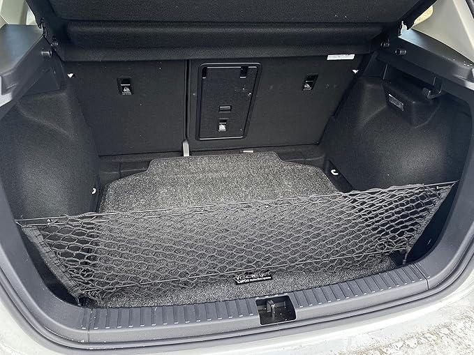 Envelope Style Automotive Elastic Trunk Mesh Cargo Net for Volkswagen Taos S SE SEL 2021-2025 - Premium Trunk Organizer and Storage - Luggage Net for SUV - Best Car Organizer for Volkswagen Taos