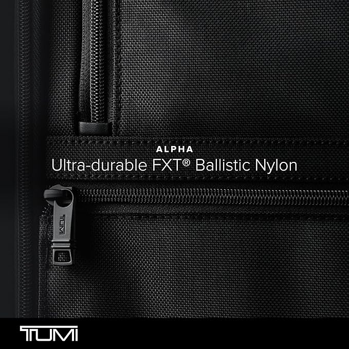 TUMI - Alpha Electronic Cord Pouch - Slim Zip Entry Travel Tech and Cable, Charger and Small Accessory Organizer - Black