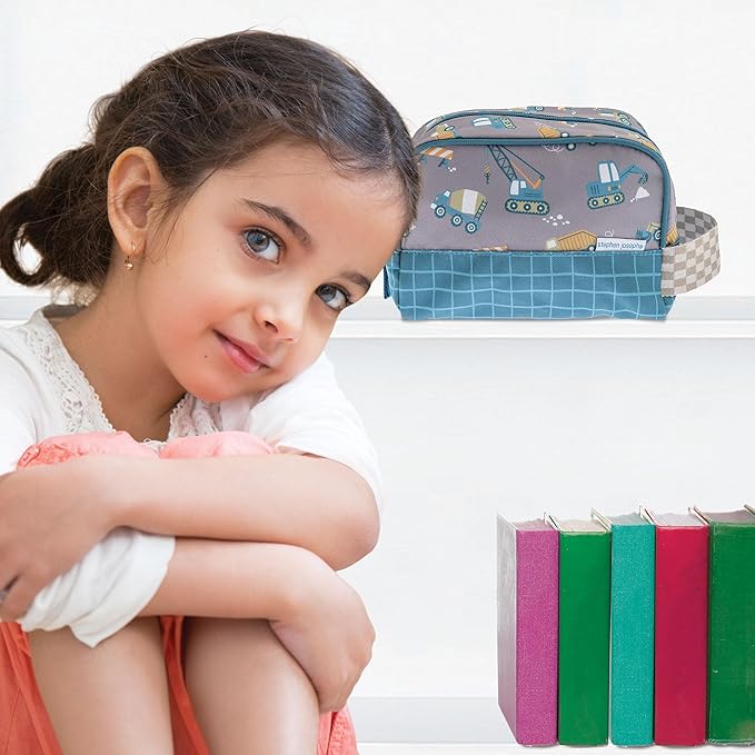 Stephen Joseph, Kids Toiletry Bag, Boys and Girls Toiletry Kit, Travel Bag