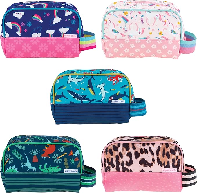 Stephen Joseph, Kids Toiletry Bag, Boys and Girls Toiletry Kit, Travel Bag