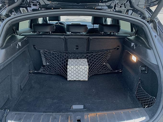 Envelope Style Automotive Elastic Trunk Mesh Cargo Net for BMW X2 2018-2026 - Premium Trunk Organizers and Storage - Luggage Net for Crossover- Best Car Organizer for BMW X2