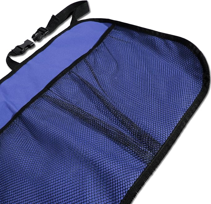 FH Group E-Z Travel Multi-Pocket Storage Collapsible Car Trunk Organizer (Easy Carry Perfect for Garage or Grocery Store, 1 Pack) Blue