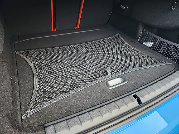 Floor Style Automotive Elastic Trunk Mesh Cargo Net for BMW 2 Series 2021-2025 - Premium Trunk Organizers and Storage - Luggage Net for Coupe - Best Car Organizer for BMW 2 Series (G42)