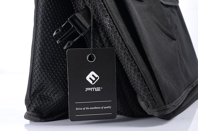 Car Cargo Trunk Organizer, 600D Oxford Polyester Folding Trunk Organizer Back seat Organizer Storage Bag Container Black