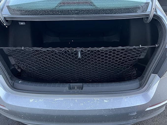 Envelope Style Automotive Elastic Trunk Mesh Cargo Net for Honda Civic LX Sport EX Touring 2022-2026 - Trunk Organizer and Storage - Luggage Net for Sedan - Best Car Organizer for Honda Civic
