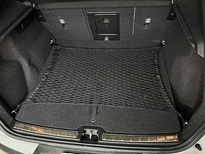 Floor Style Automotive Elastic Trunk Mesh Cargo Net for Volvo XC40 2018-2025 - Premium Trunk Organizers and Storage - Luggage Net for SUV - Best Car Organizer for Volvo XC 40