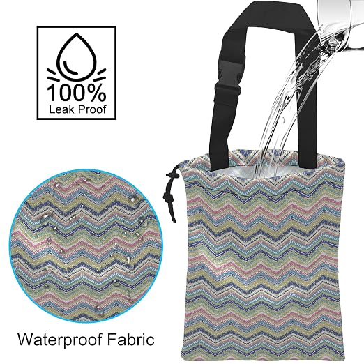 Car Garbage Bag Hanging Car Trash Can for Back Seat with Drawstring