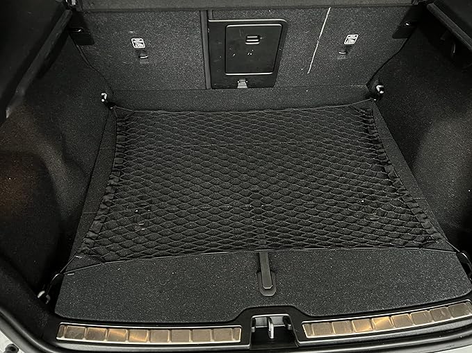 Floor Style Automotive Elastic Trunk Mesh Cargo Net for Volvo XC40 2018-2025 - Premium Trunk Organizers and Storage - Luggage Net for SUV - Best Car Organizer for Volvo XC 40