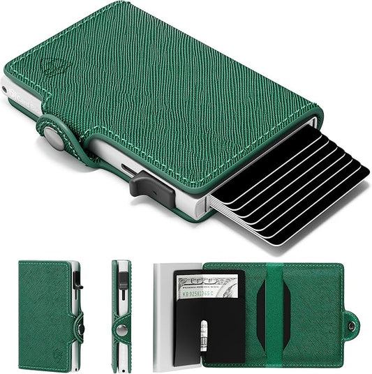 Conceal Plus Pop Up Wallet for Women – Slim Wallet for Small Purse & Crossbody Bag with Quick Card Access and RFID Blocking – Compact Card Holder (4-6 Card Capacity)